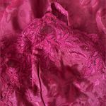 Victoria's Secret Vintage  Burgundy Satin Lace Slip Lingerie, Size Petite Small Photo 2