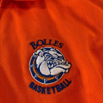 Sport-tek The Bolles School orange basketball logo polo EUC Photo 1