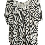 Cathy Daniels  Monochrome Zebra Print Top Photo 0