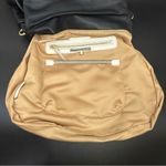 Henri Bendel  Black Pebbled Leather Turnlock Satchel Crossbody Shoulder Bag Photo 12