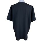 FIGS  Black Technical Scrub Top V Neck Pocket Healthcare Workwear XL Photo 1