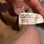 Boohoo  Classic Tan Double-Breasted Coat size Small made in Italy Photo 13