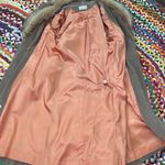 Vintage Union Made Alorna NY Taupe Fur Collar Man Made Cashmere Penny Lane Coat Tan Size undefined Photo 3