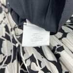 BCBGMAXAZRIA Black & White Floral Woven Silk Dress Size 4 Photo 12