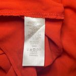 Loft Small Orange Flowy Long Sleeve Tie Front Blouse Top Shirt Office Work Boho Photo 5