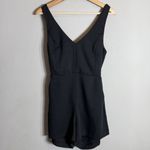 Wilfred Aritzia Ecoulement Romper Women's 4 Black Tie Waist Cut Out Sleeveless Photo 6