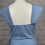 Cider  Satin Sweetheart Runched Split Maxi Dress Size Medium Photo 5