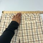Anthropologie The Essential Collection by  Pants Womens 14 TALL Beige Multi Check Photo 9