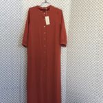 Polagram NWT  rust RID164 Rust button down dress Photo 3