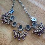 Vintage Lavender Chunky Statement Necklace Photo 3