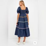 English Factory NWT  Color Block Trim Midi Dress size small Photo 1