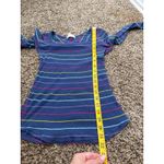 OP Vintage Y2k Striped Ribbed Long Sleeve Top Sz XS Fitted 2000s Thermal Photo 6