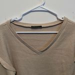 Puffy long sleeve Amazon shirt Tan Photo 1