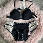 Victoria's Secret VS Carova Crochet Racerback Push-Up Top & Bottoms Photo 0