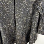 LaRoque Original Sz OS Black & Gold V Neck Tunic 100%‎ Silk Luxury Size L Photo 9