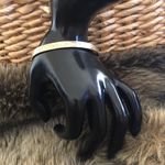 Victorian era 18CT gold ball end torque bangle Photo 3