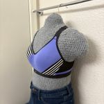 Victoria's Secret VSX Sport Racerback Bra Stripe Colorblock Green Purple Black Lightly Lined 34C Photo 1