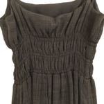 1. State NEW Black Cinched waist crinkle Slit Maxi Dress S Photo 6