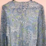 SilkLand Women’s Boho Silk Floral Paisley Print Bell Sleeve Lace Photo 7