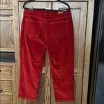 Judy Blue  Fez Corduroy Straight Leg Pants Size 15 32 Brick Red Photo 6