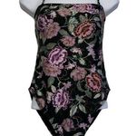 Cotton On Women's  Body Black Floral Swimsuit Padded Bra Size Med EUC #1888 Photo 0
