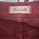 Madewell 9” High Riser Skinny Pants 25 Berry Red Preppy High Waist Stretch Jeans Photo 2
