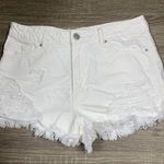 Forever 21 Women's Jeans Shorts White Color Photo 0