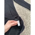 Athleta Cowl Neck Lounge Sweatshirt Dress Hooded Black XS Athleisure Stretchy Photo 4