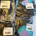 Iron fist NEW! Mermaid For Life Sheer Black Midi Dress Size LARGE Blue Seashells Photo 11