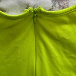 Neon Green square neck one pice back zipper Swimsuit, size M summer vacation Size M Photo 11