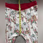 Burt’s Bees Baby Santa’s Workshop Organic Cotton PJ Pajama Bottoms ONLY Large Red Photo 12