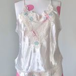 Victoria's Secret Vintage Victoria’s Secret Satin Rosette Cami Set Photo 5