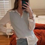 H&M Blue Sweater Vest Photo 1