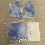 Monday Swimwear Wategos Bottom in Cloud NWT​ White Size M Photo 3