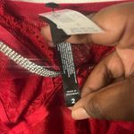 Torrid 2 Plus Size Red Lace Bodysuit w/ Diamante Straps Size 2x 18-20 NWT Photo 6