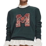 Scotch & Soda #132  MAISON SCOTCH Snakeskin Crewneck Sweatshirt Photo 0