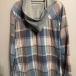 BKE  Hooded Flannel Button Down Photo 2
