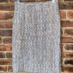 Neiman Marcus  Vintage Y2k 90s Pink Tan Tweed Wool Blend Pencil Skirt Size 4 Photo 0