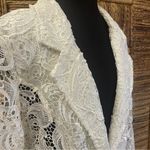 Baciano white‎ Lace Jacket Size Small. White Photo 7