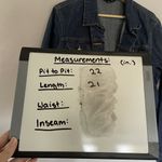 Lands' End Womens Denim Jacket Size 14-16 comfortable juniors pockets casual Photo 5