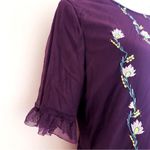 Sweet Salt Dark Purple Yellow Floral Tulle Dress. Size 14 Photo 2