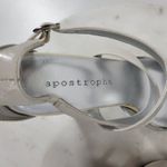 Apostrophe Cate Heels Womens 7.5 White Leather Square Toe Bridal Wedding Party Photo 1