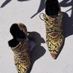 ZARA Snake Print Ankle Bootie Photo 7