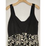 Sami & Jo Maxi Dress Womens Plus Size 2X Black Tan Halter Boho Geometric Flowy Photo 1