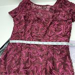 JS Collections Merlot Burgundy Red Jolene Soutache Mesh Maxi Dress Size 6 NEW Photo 10