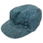 Toucan Collection Vintage Y2k Blue Chambray Denim Newsboy Cap Hat Photo 1