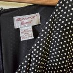 Adrianna Papell Woman Polka Dot Fit & Flare Dress V Neck Sleeveless 2X Photo 2