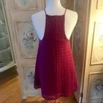 Kimchi Blue Urban Outfitters Kimchi Blue A-line halter top raspberry mini dress red Photo 2