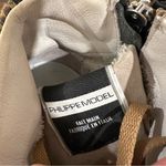 PHILIPPE MODEL Leopard Suede Metallic High Top Size EU 40 Tan Photo 8