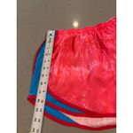 Nike Dri-FIT Running Shorts Women's Medium Red Pink Tie Dye Blue Trim Athletic Photo 2